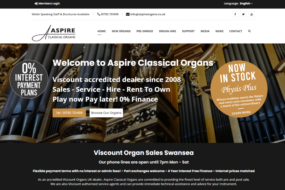 Aspire Classical Organs